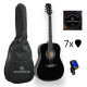 Condorwood AD-200 BK akustiskā ģitāra ar STARTER komplektu