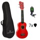 Condorwood US-2101 RD soprāna ukulele ar STARTER komplektu