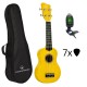 Condorwood US-2101 YW soprāna ukulele ar STARTER komplektu