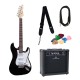 Elektriskā ģitāra ST5 BK ar GW15 komplektu Elektriskā ģitāra ST5 BK ar GW15 komplektu